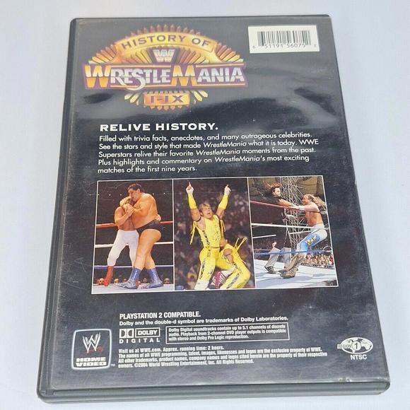 WWE - The History of WrestleMania I-IX, 1985-1993 Bret Hart Randy Savage, Hogan - Picture 2 of 5